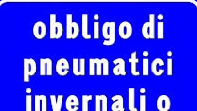 obbligo pneumatici