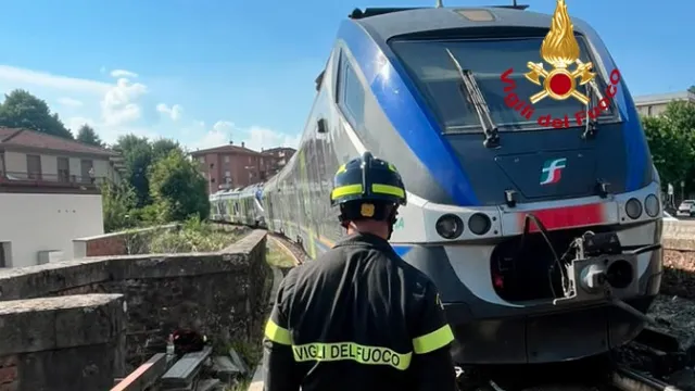 Deragliamento treno